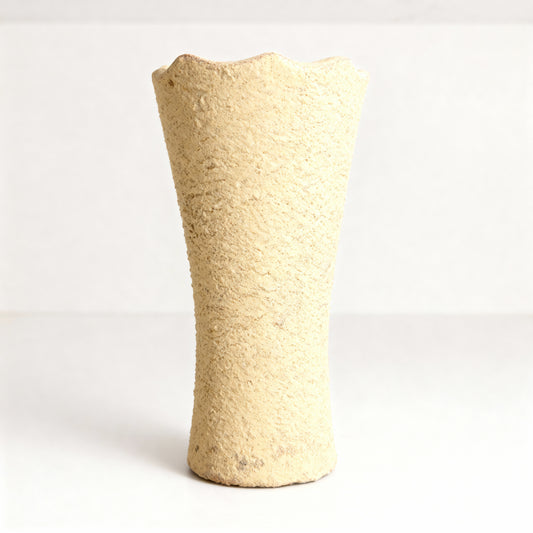 Tall Rustic Terracotta Vase – Natural Sand Texture